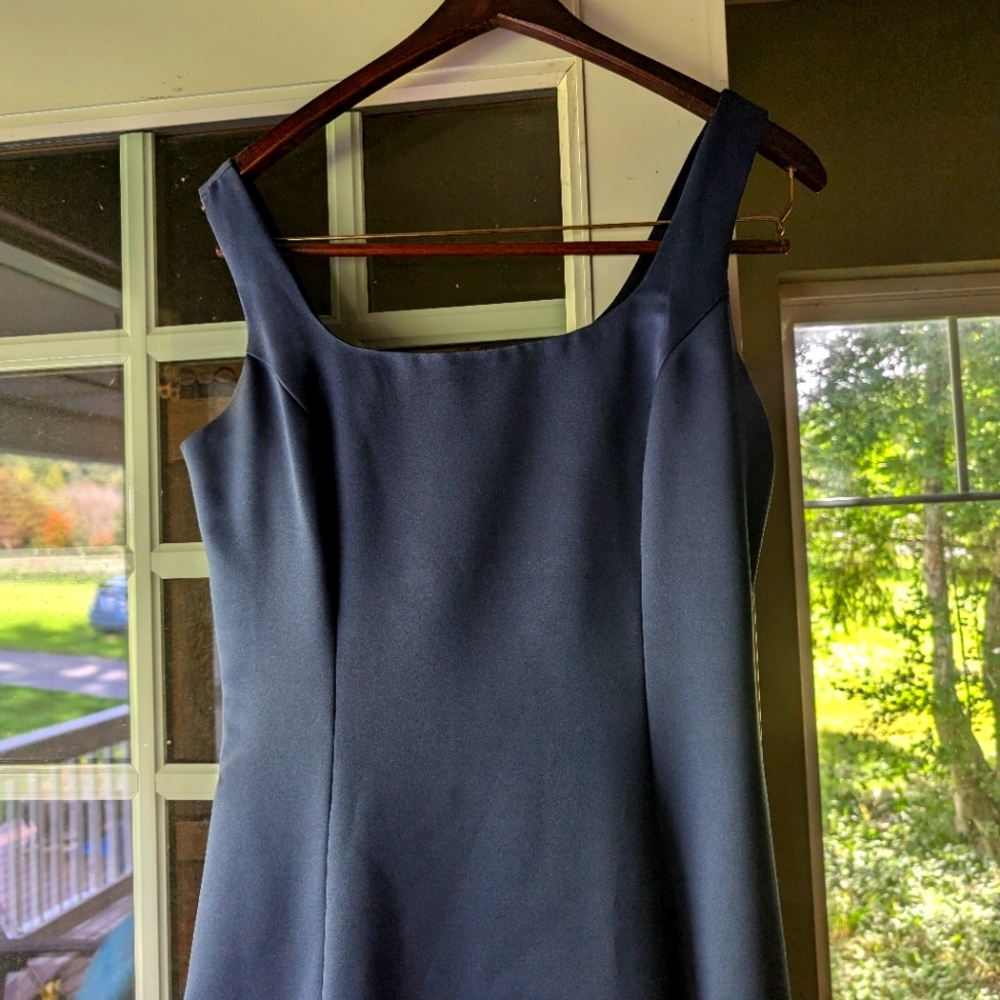 Evening gown navy blue - Jessica McClintock size 8